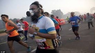 Thủ đô New Delhi tổ chức giải chạy bán marathon bất chấp ô nhiễm không khí