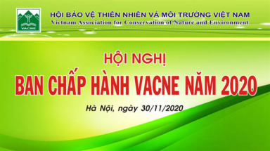 Mời dự Hội nghị Ban Chấp hành Hội BVTN&MT Việt Nam năm 2020