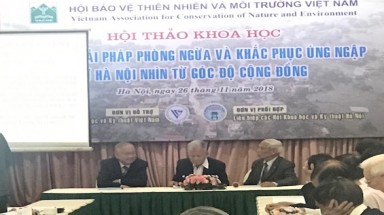  Hội thảo “Một số giải pháp phòng ngừa và khắc phục úng ngập, nhìn từ góc độ cộng đồng”