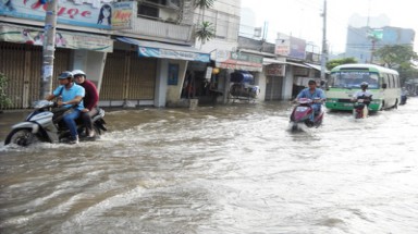 TPHCM: Triều cường lớn vào giữa tháng 11