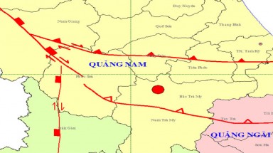 Xảy ra động đất cực mạnh kèm theo tiếng nổ lớn tại Quảng Nam