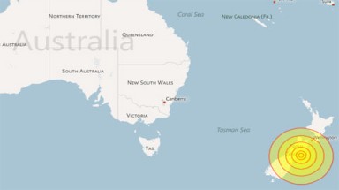  Động đất rung chuyển New Zealand 
