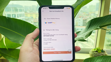   VNPT là đơn vị đầu tiên tích hợp thanh toán bằng Mobile Money trên Cổng Dịch vụ công Quốc gia