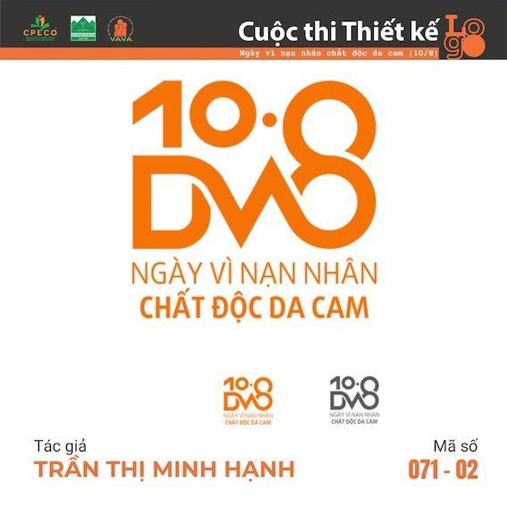 Tác[-]giả[-]Võ[-]Doãn[-]Tuấn[-](Nghệ[-]An)[-]đoạt[-]giải[-]nhất[-]cuộc[-]thi[-]thiết[-]kế[-]logo[-]về[-]“Ngày[-]vì[-]nạn[-]nhân[-]chất[-]độc[-]da[-]cam[-](10-8)”[-]