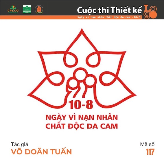 Tác[-]giả[-]Võ[-]Doãn[-]Tuấn[-](Nghệ[-]An)[-]đoạt[-]giải[-]nhất[-]cuộc[-]thi[-]thiết[-]kế[-]logo[-]về[-]“Ngày[-]vì[-]nạn[-]nhân[-]chất[-]độc[-]da[-]cam[-](10-8)”[-]