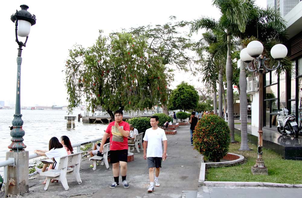 Chặt[-]146[-]cây[-]xanh[-]để[-]chỉnh[-]trang[-]bến[-]Bạch[-]Đằng:[-]Muốn[-]hiện[-]đại[-]phải[-]triệt[-]hạ[-]thiên[-]nhiên?