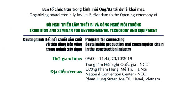 Mời[-]tham[-]dự[-]Hội[-]nghị[-]-Triển[-]lãm[-]Thiết[-]bị[-]và[-]Công[-]nghệ[-]Môi[-]trường[-]2019