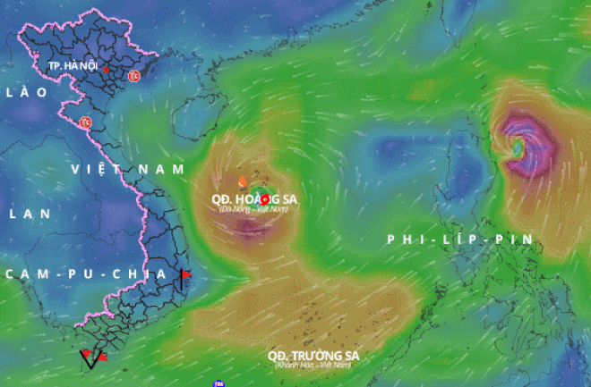 Bão[-]số[-]5[-]và[-]bão[-]Chanthu[-]đang[-]tương[-]tác[-]với[-]nhau[-]như[-]thế[-]nào?