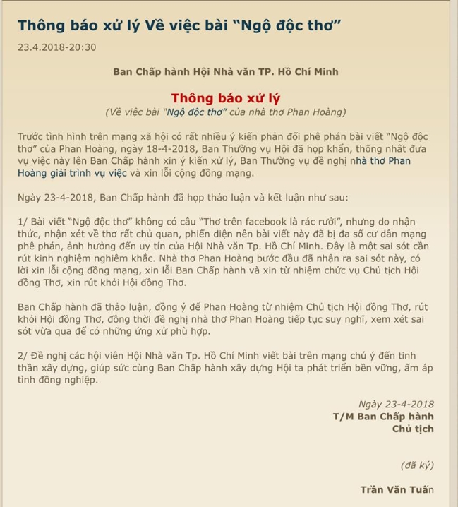 Chủ[-]tịch[-]Hội[-]đồng[-]Thơ[-]TP.HCM[-]xin[-]từ[-]chức[-]vì[-]'Ngộ[-]độc[-]thơ'