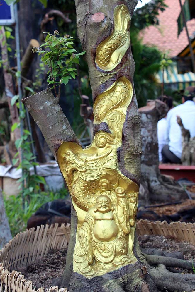 Tượng[-]Phật[-]Di[-]Lặc[-]hiện[-]hình[-]trên[-]cây[-]khế[-]già