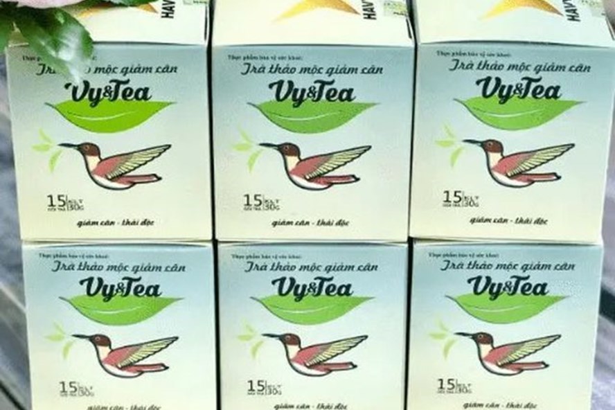 Thu[-]hồi[-]trà[-]thảo[-]mộc[-]Vy&Tea[-]chứa[-]chất[-]cấm[-]gây[-]ung[-]thư