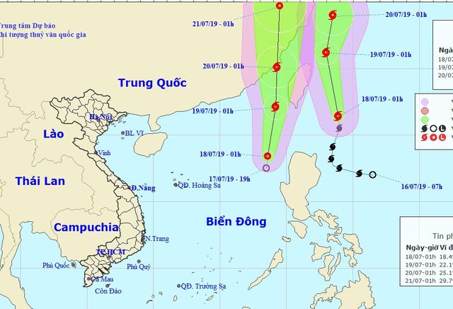 Bão[-]Danas[-]và[-]áp[-]thấp[-]nhiệt[-]đới[-]"chạy[-]song[-]song"[-]trên[-]biển