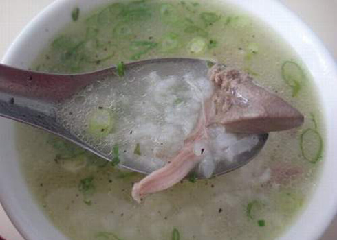 Cháo[-]gan[-]gà.