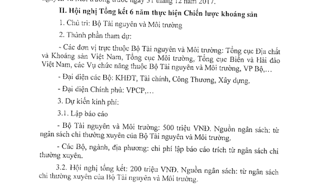 [-]Bộ[-]Tài[-]nguyên[-]chi[-]700[-]triệu[-]đồng[-]lập[-]báo[-]cáo[-]và[-]tổ[-]chức[-]hội[-]nghị[-]về[-]khoáng[-]sản