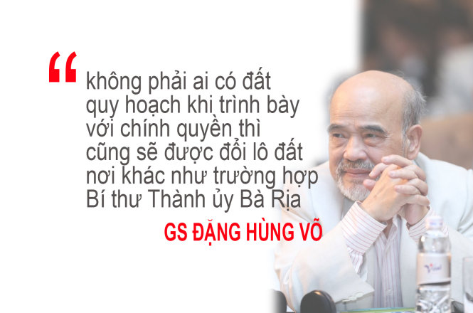 Hoán đổi đất “xịn" cho bí thư Thành ủy Bà Rịa