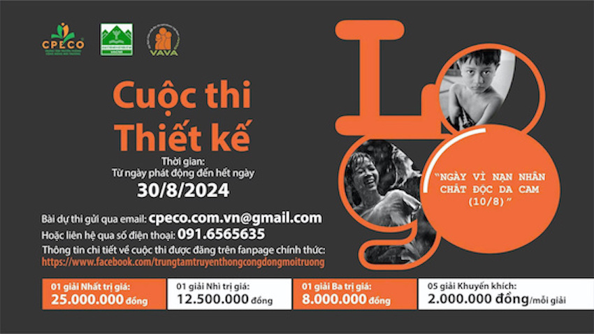 Tác phẩm tham dự cuộc thi thiết kế Logo "Ngày Vì nạn nhân chất độc da cam (10/8)" mã số 050-03
