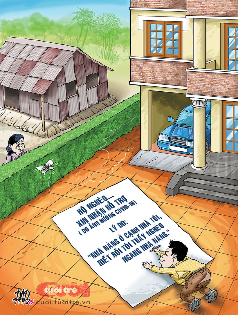 Nhà[-]lầu[-]xe[-]hơi[-]được[-]nhận[-]hỗ[-]trợ[-]ảnh[-]hưởng[-]COVID,[-]hộ[-]nghèo[-]thật[-]thì[-]bị[-]bỏ[-]qua