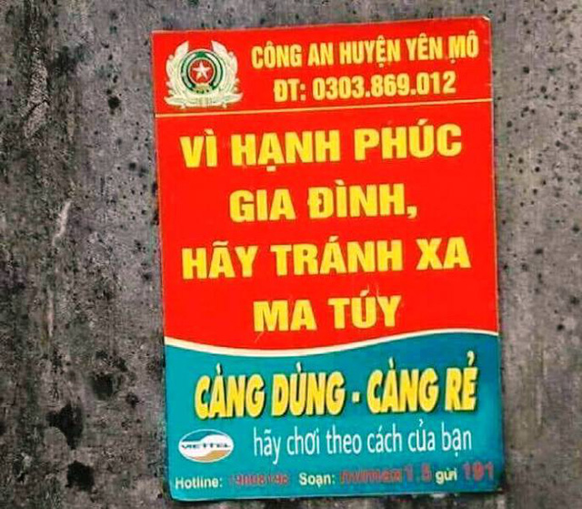 Ninh[-]Bình:[-]Công[-]an[-]lên[-]tiếng[-]về[-]tấm[-]áp[-]phích[-]“tránh[-]xa[-]ma[-]túy…[-]càng[-]dùng[-]càng[-]rẻ”