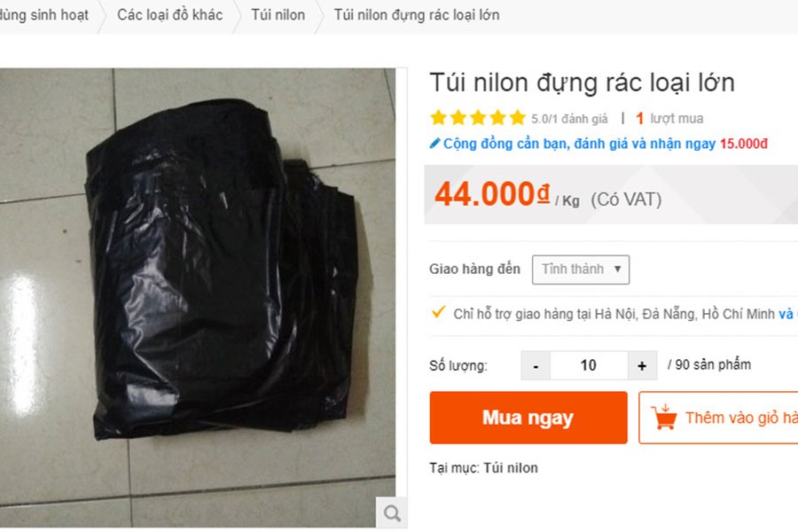 Lỗ[-]hổng[-]pháp[-]luật[-]từ[-]thuế[-]bảo[-]vệ[-]môi[-]trường:[-]Thất[-]thu[-]nghìn[-]tỉ[-]đồng[-]với[-]túi[-]nylon