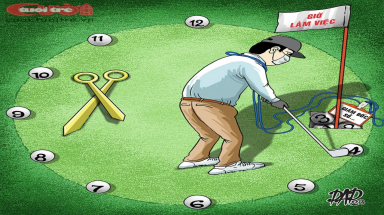  Giám đốc sở dành 2-3 ngày trong một tuần đi chơi golf
