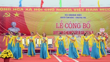  Phú Thọ: Trồng cây đầu Xuân và đón nhận Cây Di sản tại Quang Húc