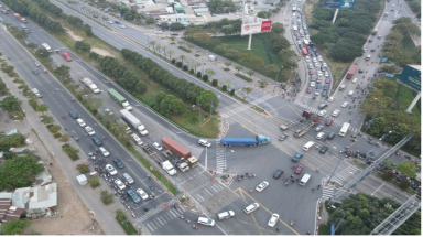  Di dời, bứng hơn 1.300 cây xanh để làm nút giao An Phú