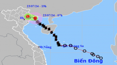  Bão số 2 suy yếu thành áp thấp nhiệt đới, đợt mưa lớn trải rộng khắp miền Bắc