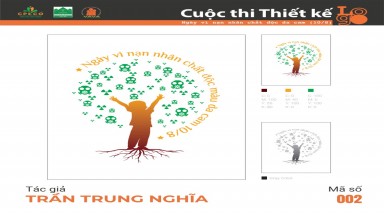  Tác phẩm tham dự cuộc thi thiết kế Logo "Ngày Vì nạn nhân chất độc da cam (10/8)" mã số 002