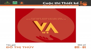  Tác phẩm tham dự cuộc thi thiết kế Logo "Ngày Vì nạn nhân chất độc da cam (10/8)" mã số 011-01