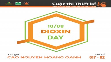 Tác phẩm tham dự cuộc thi thiết kế Logo "Ngày Vì nạn nhân chất độc da cam (10/8)" mã số 017- 02