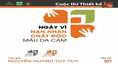  Tác phẩm tham dự cuộc thi thiết kế Logo "Ngày Vì nạn nhân chất độc da cam (10/8)" mã số 021