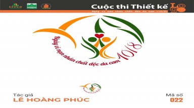  Tác phẩm tham dự cuộc thi thiết kế Logo "Ngày Vì nạn nhân chất độc da cam (10/8)" mã số 022