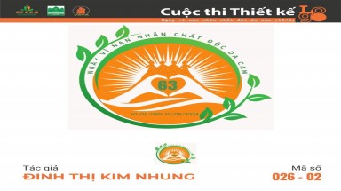 Tác phẩm tham dự cuộc thi thiết kế Logo "Ngày Vì nạn nhân chất độc da cam (10/8)" mã số 026-02