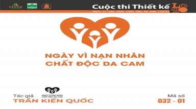  Tác phẩm tham dự cuộc thi thiết kế Logo "Ngày Vì nạn nhân chất độc da cam (10/8)" mã số 032-01