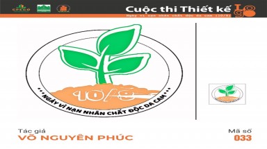  Tác phẩm tham dự cuộc thi thiết kế Logo "Ngày Vì nạn nhân chất độc da cam (10/8)" mã số 033