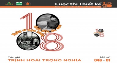Tác phẩm tham dự cuộc thi thiết kế Logo "Ngày Vì nạn nhân chất độc da cam (10/8)" mã số 046 -01