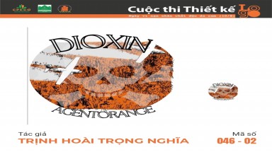  Tác phẩm tham dự cuộc thi thiết kế Logo "Ngày Vì nạn nhân chất độc da cam (10/8)" mã số 046 -02