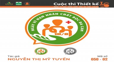  Tác phẩm tham dự cuộc thi thiết kế Logo "Ngày Vì nạn nhân chất độc da cam (10/8)" mã số 050-02