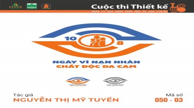  Tác phẩm tham dự cuộc thi thiết kế Logo "Ngày Vì nạn nhân chất độc da cam (10/8)" mã số 050-03
