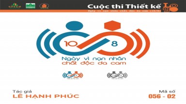  Tác phẩm tham dự cuộc thi thiết kế Logo "Ngày Vì nạn nhân chất độc da cam (10/8)" mã số 056-02