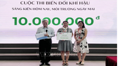  Trao giải cho các sáng kiến hay về môi trường