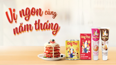  Ông Thọ sáng tạo đổi mới với dòng sản phẩm Topping từ sữa vị Sô cô la và Dâu