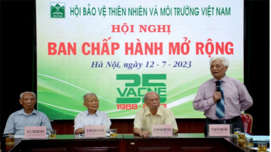  TS NGUYỄN NGỌC SINH, Chủ tịch Hội Bảo vệ thiên nhiên và môi trường Việt Nam: “Hướng tới cộng đồng, chung sức cùng cộng đồng”