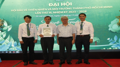 Ông Đặng Văn Khoa tái giữ chức Chủ tịch Hội BVTN&MT TP Hồ Chí Minh