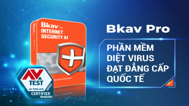 Bkav đạt chứng chỉ quốc tế AV-Test